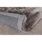 Tapete Para Sala Silk Shaggy Prata 2,50x3,00m - Niazitex