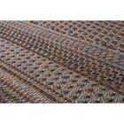 Tapete Para Sala Sisal Buzios Arraial 49 Marrom-azul 1,00x1,5