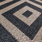 Tapete Para Sala Sisal Eco-nature Labirinto 56 Chumbo 3,00x4,