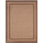 Tapete Para Sala Sisal Eco-nature Moldura 70 Marrom 3,00x4,00