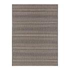 Tapete Para Sala Sisal Eco-nature Riscas 56 Chumbo 1,00x1,50m