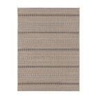 Tapete Para Sala Sisal Eco-nature Riscas 77 Bege-chumbo 1,00x
