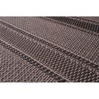 Tapete Para Sala Sisal Eco-nature Riscas 77 Bege-chumbo 2,00x