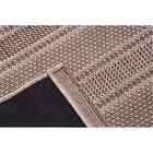 Tapete Para Sala Sisal Eco-nature Riscas 87 Bege-marrom 1,50x