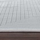 Tapete Para Sala Sofisticato 02 Off White-cinza 1,40x2,00m -