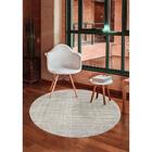 Tapete Para Sala Sofistik Fino 1,40m Redondo São Carlos