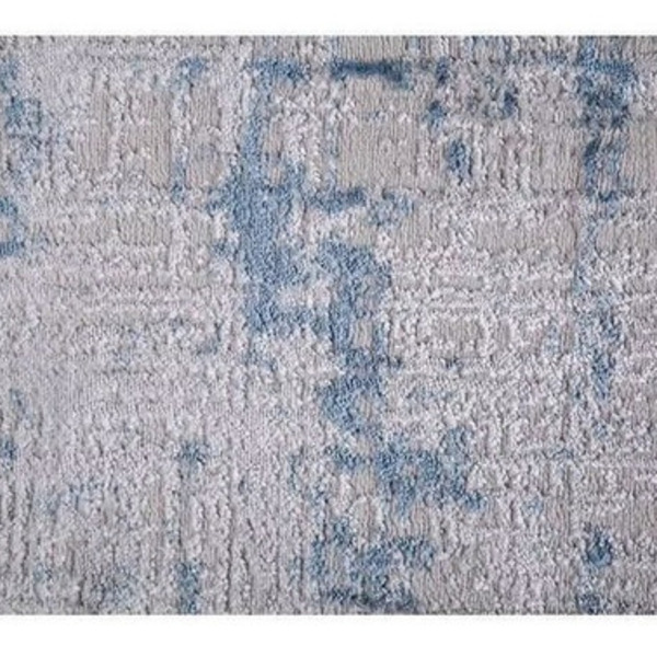 Tapete Para Sala Super Soft Abstrato Azul 2,00 X 2,50 Azul-aço