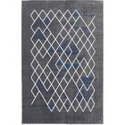 Tapete Para Sala Supreme Lyre Anil 02-23 Cinza 1,00x1,50m - K