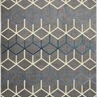 Tapete Para Sala Supreme Lyre Trapézio 06-48 Cinza 2,00x2,50m