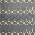 Tapete Para Sala Supreme Lyre Trapézio 06-48 Cinza 3,00x4,00m