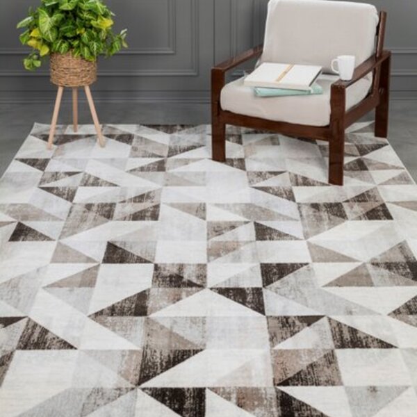 Tapete Para Sala Turco Edantex Condor Des.5 - 140x200cm Marron