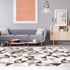 Tapete Para Sala Turco Edantex Condor Des.5 - 250x300cm Cinza