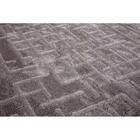 Tapete Para Sala Veneza Prata 3,00x4,00m - Niazitex