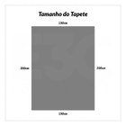 Tapete Para Sala Vermelho 2m x 1,5m Antiderrapante