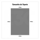 Tapete Para Sala Vermelho  Geométrico Estampado 1,90m x 1,33m