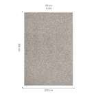 Tapete Paradise Retangular Saxony (200x300) Lua Nova