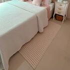 Tapete Passadeira Andaraí 45x140cm Off White/capuccino Algodão