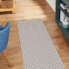 Tapete Passadeira Andaraí 45x140cm Off White/capuccino Algodão