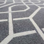 Tapete Passadeira Antiderrapante 1,30 X 0,45  Damasco Cinza