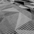 Tapete Passadeira Antiderrapante 1,30x0,45  Mosaico Preto