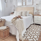 Tapete Passadeira Antiderrapante Losangos Marrom 45x140cm