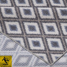 Tapete Passadeira Antiderrapante Losangulos 45x140cm