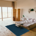 Tapete Passadeira Banheiro Antiderrapante Bolinha Azul