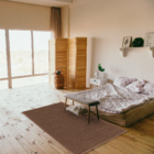 Tapete Passadeira Banheiro Antiderrapante Bolinha Bege