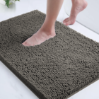 Tapete Passadeira Banheiro Antiderrapante Bolinha Cinza