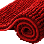 Tapete Passadeira Banheiro Antiderrapante Bolinha Vermelho