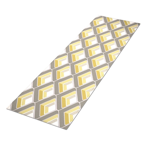 Tapete passadeira amarelo clearance