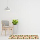 Tapete Passadeira De Natal Multi Papai Noel Bege Único