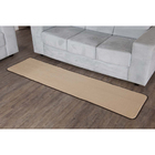 Tapete Passadeira De Pelúcia Bege Para Quarto Ou Sala 2,00m X