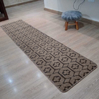 Tapete Passadeira Em Carpete 0,50 X 2,00 Marrom