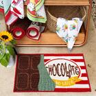 Tapete Passadeira Para Cozinha Antiderrapante 2 Peças Chocola