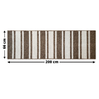 Tapete Passadeira Sala Sofá Antiderrapant 66x200 Oa Dt Rg Bg