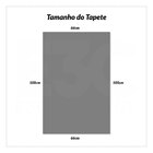 Tapete Passadeira Tabaco 1m x 66cm Antiderrapante Sisal