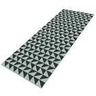 Tapete Passadeira Xafic Com Antiderrapante-preto-50 X 180