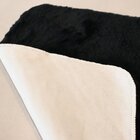 Tapete Pele De Coelho Antiderrapante Retangular Melody 140x20