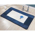 Tapete Pelucia Passadeira Para Quarto Criança Balão - Marinho