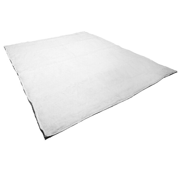 Tapete Pelúcia Premium P/sala E Quarto 1,50x1,00 Branco