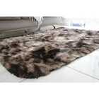 Tapete Peludo De Sala 1,00x1,40 Marrom Casen