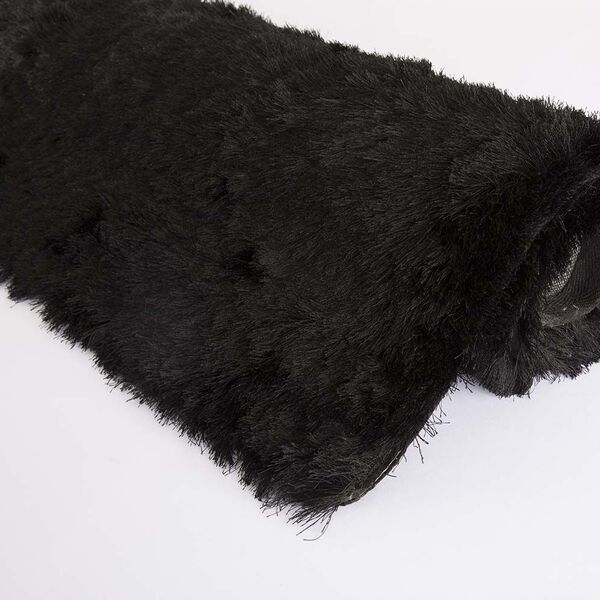 Tapete Peludo Gold Cor 14 Preto 0,60X2,00M - Edantex