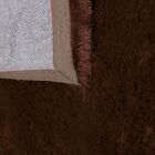 Tapete Peludo Gold Cor 1 Marrom 2,50X3,00M - Edantex