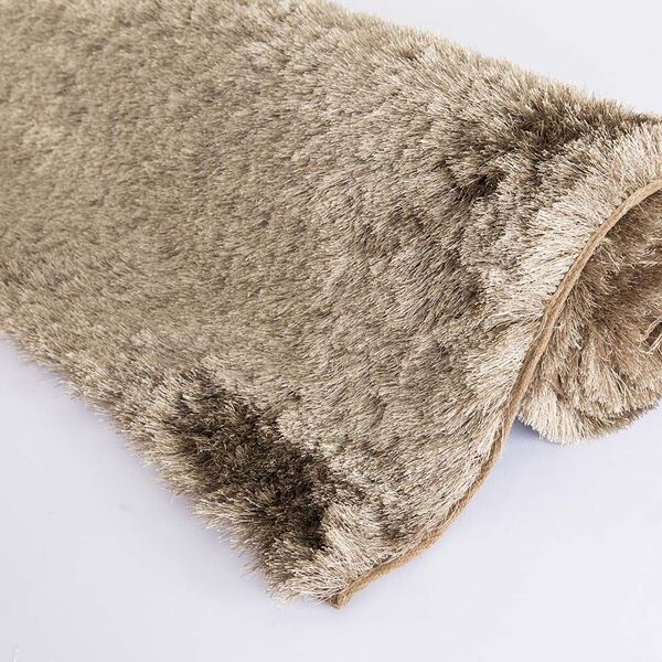 Tapete Peludo Gold Cor 8 Fendi 1,00X1,50M - Edantex