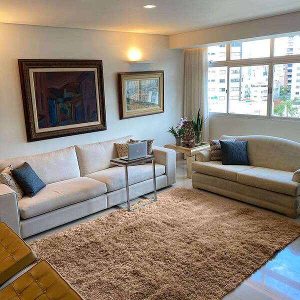 Tapete Peludo Luxo 150x200cm Casa Dona Bege