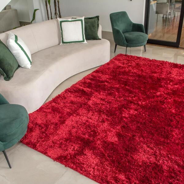 Tapete Peludo Luxo Macio 1 40 X 2 00 M- Para Sala E Quarto -