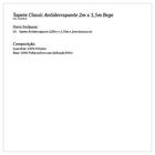 Tapete Peludo Para Sala 2m x 1,5m Bege Antiderrapante