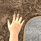 Tapete Peludo Para Sala  - Casu 300x200cm Bege