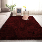 Tapete Peludo Para Sala  - Casu 300x200cm Vermelho